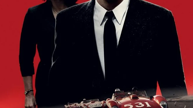 Poster del film Ferrari con Adam Driver e Penelope Cruz
