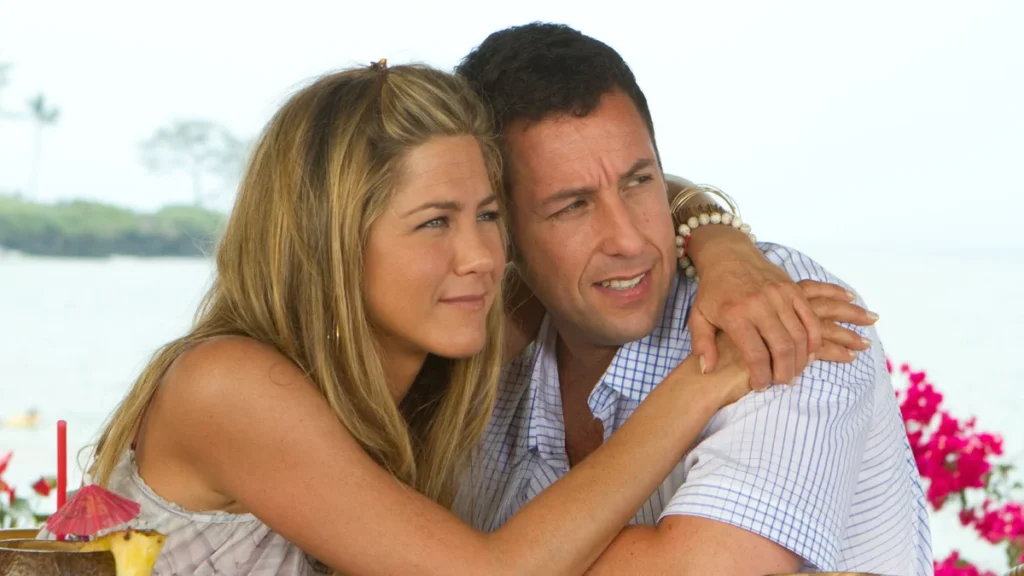 Mia moglie per finta, TV8 ore 21:40: Adam Sandler è Danny, medico che finge di essere sposato per evitare relazioni serie, ma quando si innamora di Palmer coinvolge la sua assistente Katherine, interpretata da Jennifer Aniston, chiedendole di fingersi la sua ex moglie. Nel cast anche Nicole Kidman.