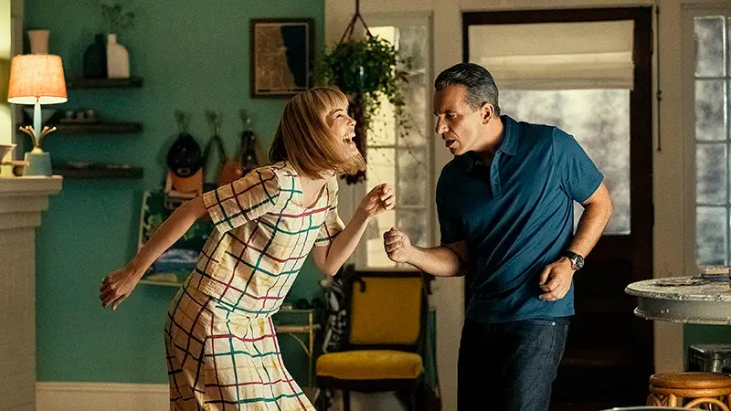 Robert De Niro e Sebastian Maniscalco in una scena di Papà scatenato